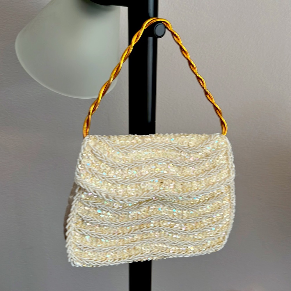 Cream Breaded Purse